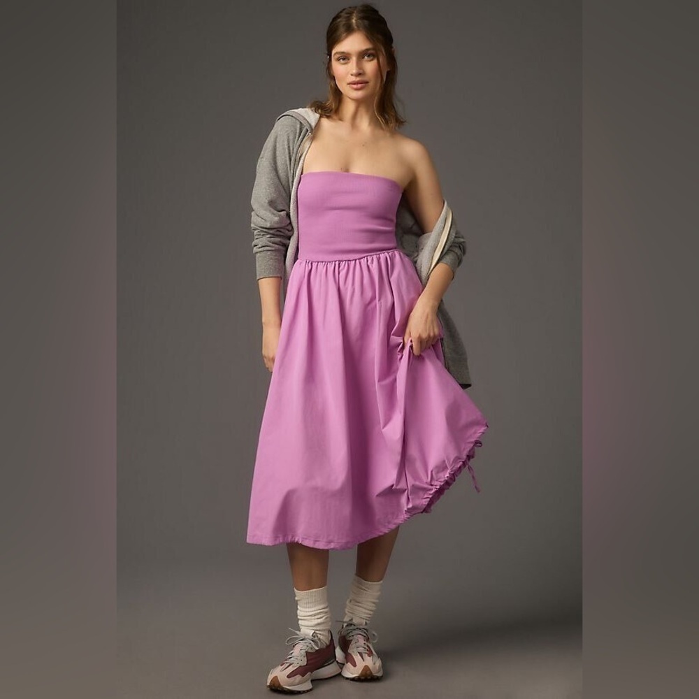 Daily Practice by Anthropologie Strapless Midi Dress